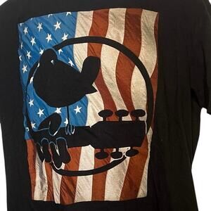 Woodstock‎ 2015  3days of peace and music Banti patriotic peace guitar logo